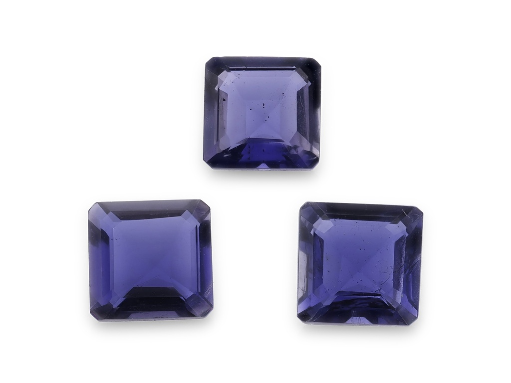 Iolite 5.00mm Square Emerald Cut 