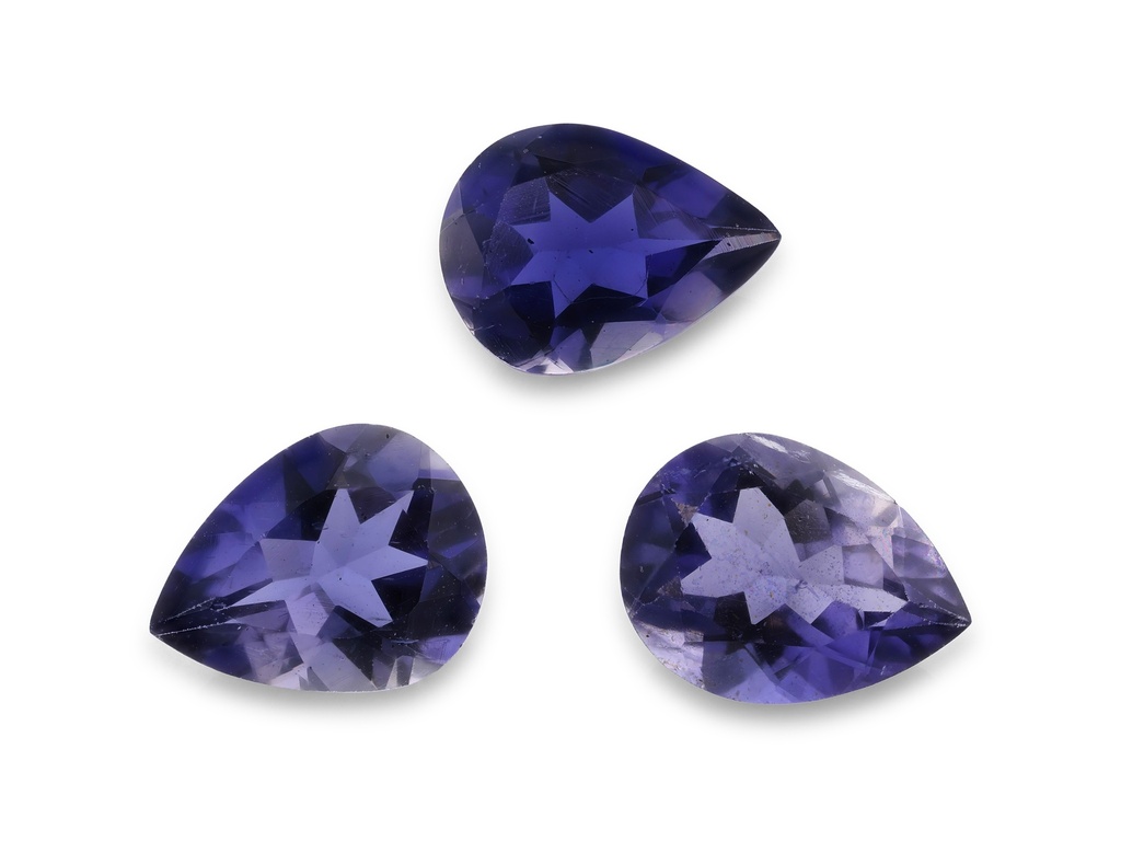 Iolite 5x3mm Pear Shape 