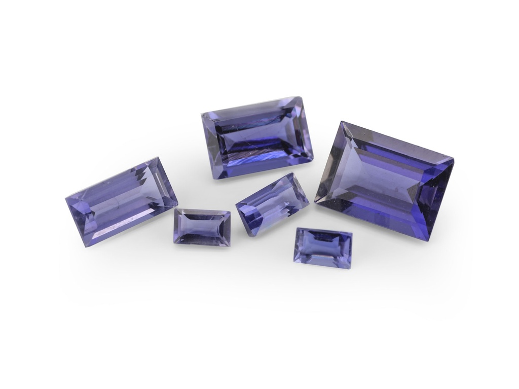 Iolite 4x2mm Baguette Cut