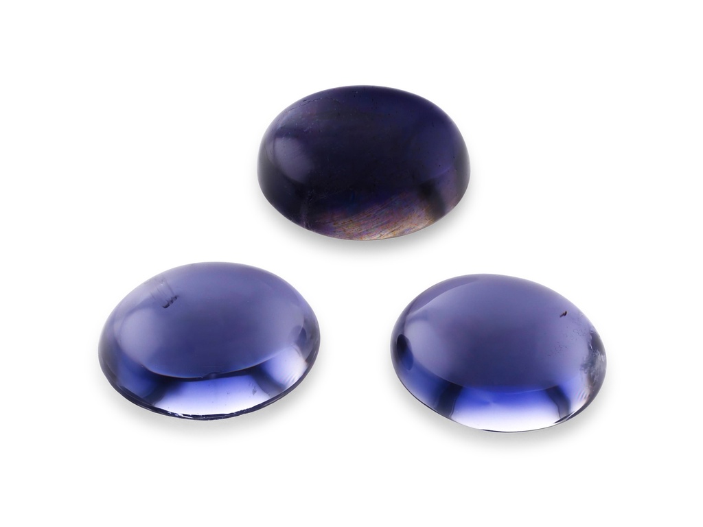 Iolite 5x4mm Oval Cabochon 