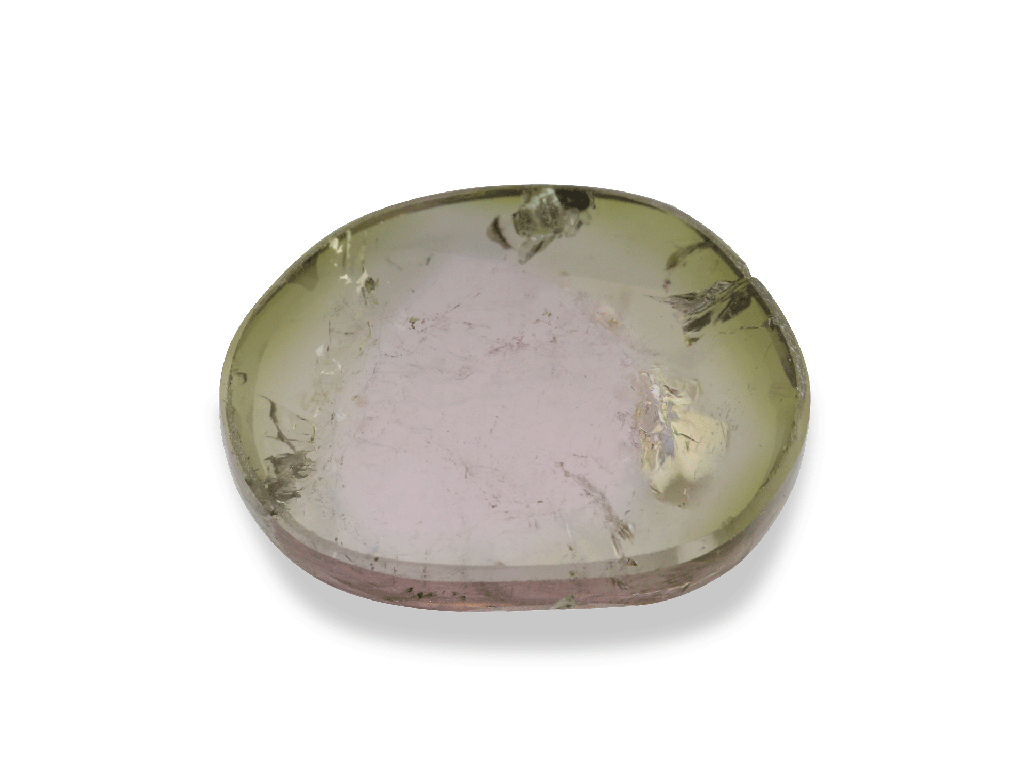 Watermelon Tourmaline 11.7x8.8mm Slice