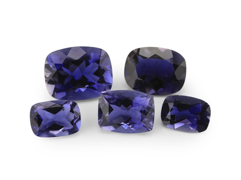 Iolite 10x8mm Cushion