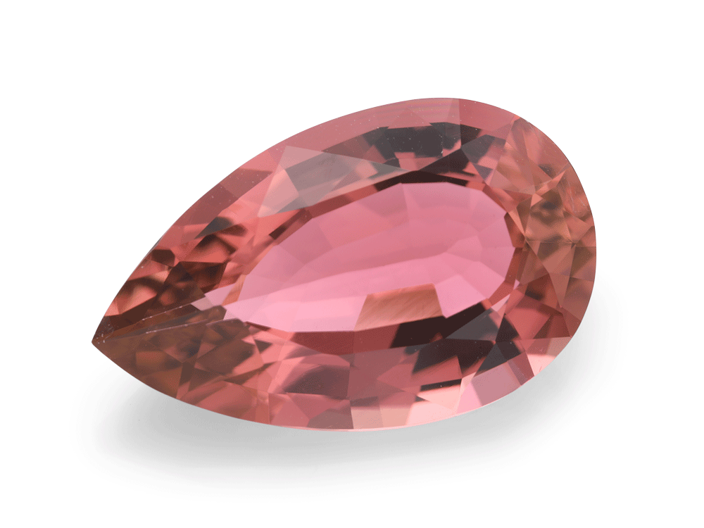 Pink Tourmaline 18.1x11.2mm Pear Shape