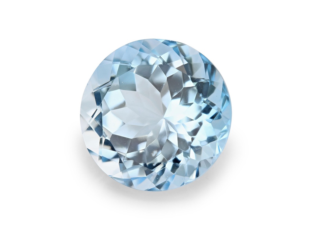 Topaz 15mm Round Light Blue 