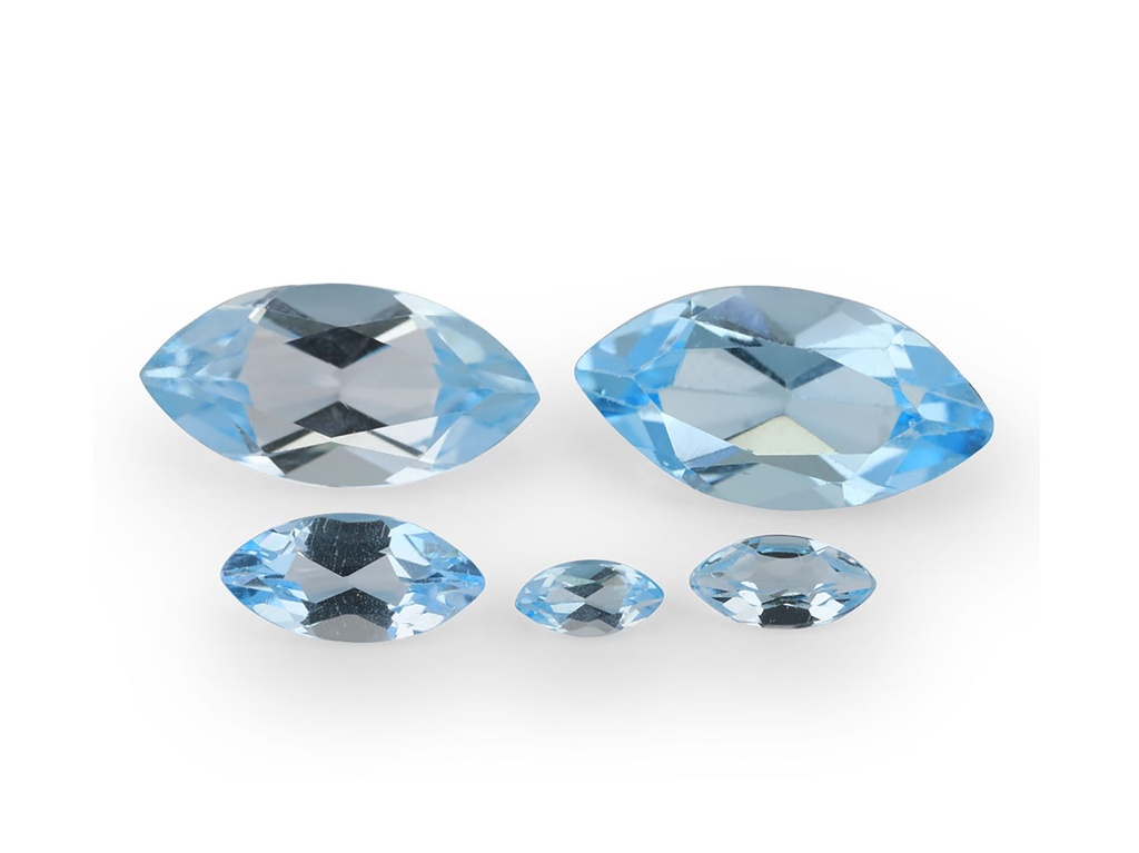 Topaz 4x2mm Marquise Light Blue  