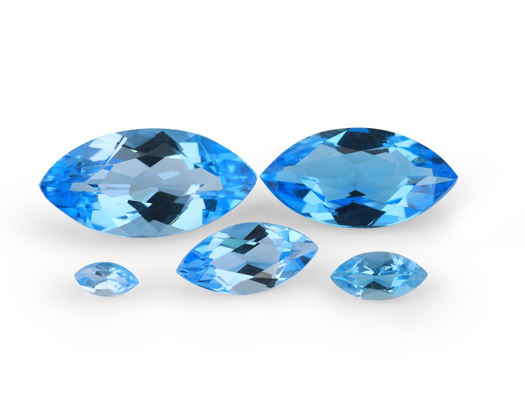 Topaz 4x2mm Marquise Medium Blue 