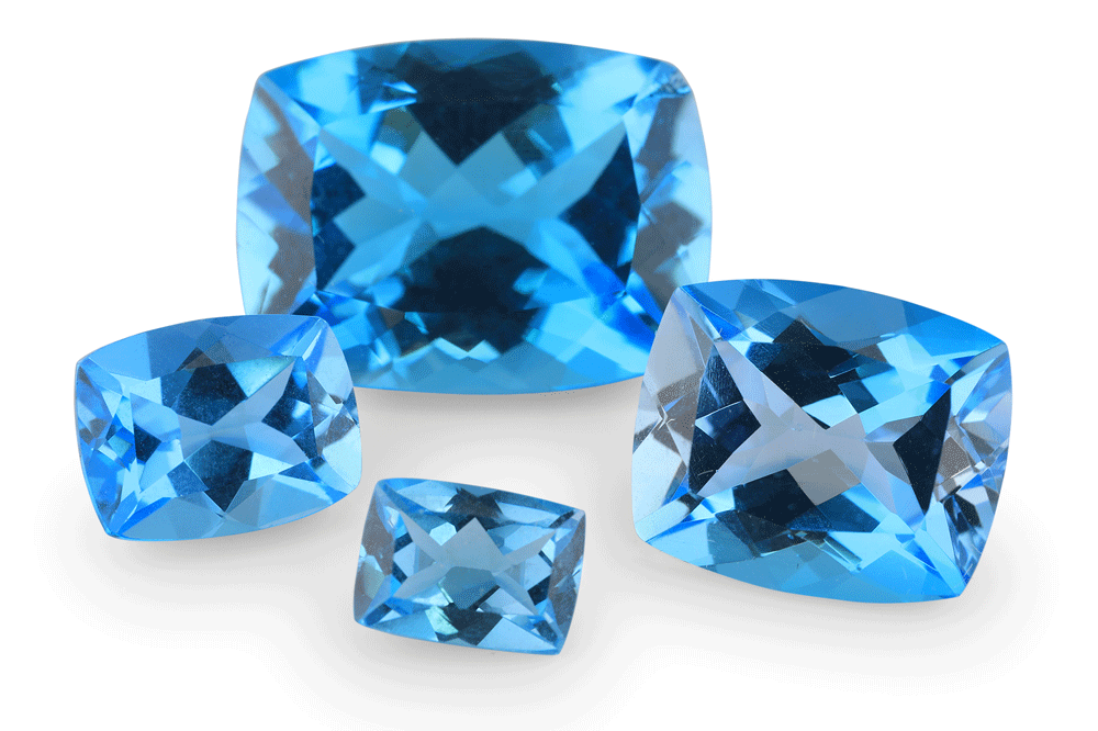 Topaz 7x5mm Cushion Medium Blue