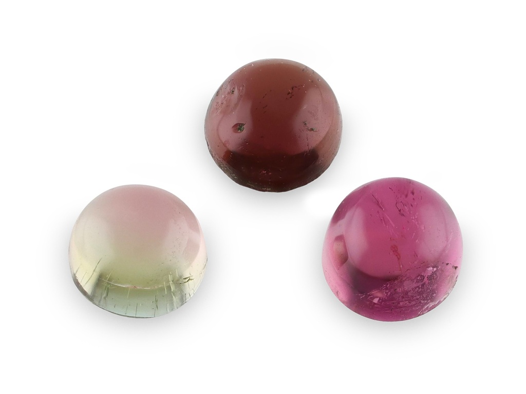 Pink Tourmaline 2.50mm Round Cabochon