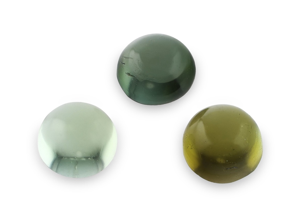 Green Tourmaline 2.00mm Round Cabochon