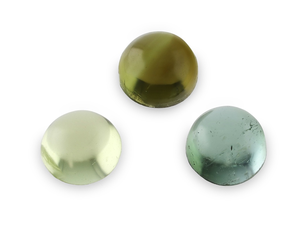 Green Tourmaline 2.50mm Round Cabochon