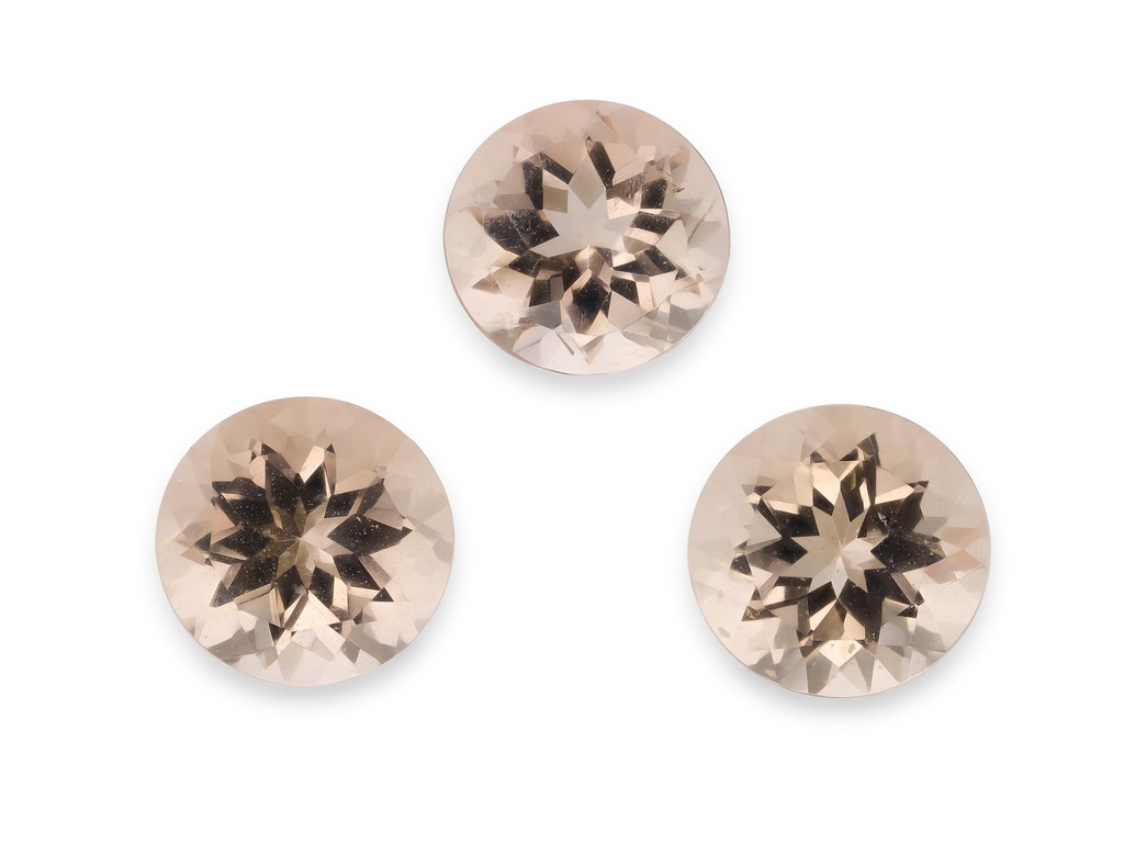 Morganite 3.50mm Round Apricot