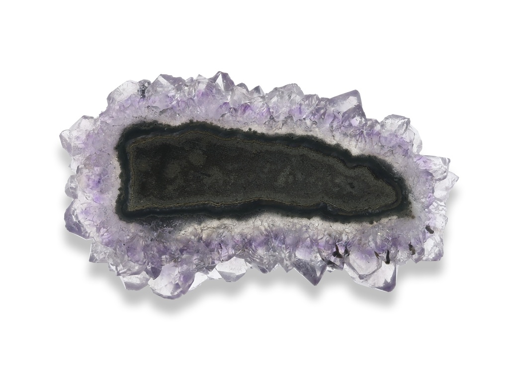 Amethyst 42x24mm Stalactite Flower