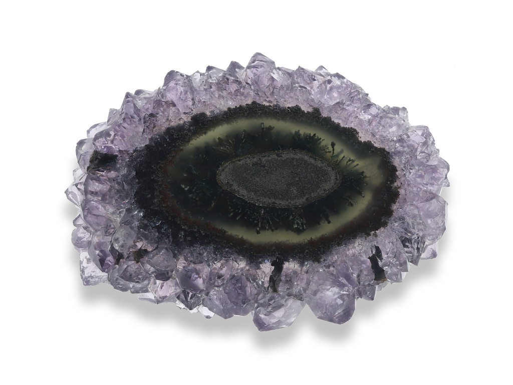 Amethyst 26x20mm Stalactite Flower