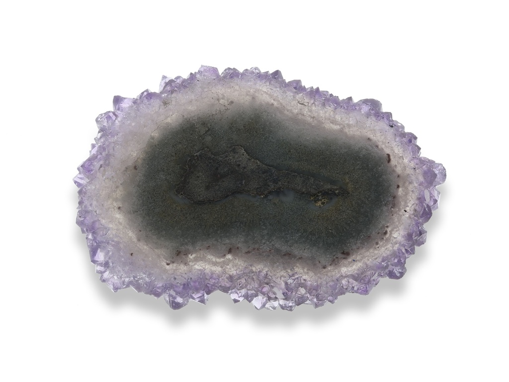 Amethyst 30x22mm Stalactite Flower