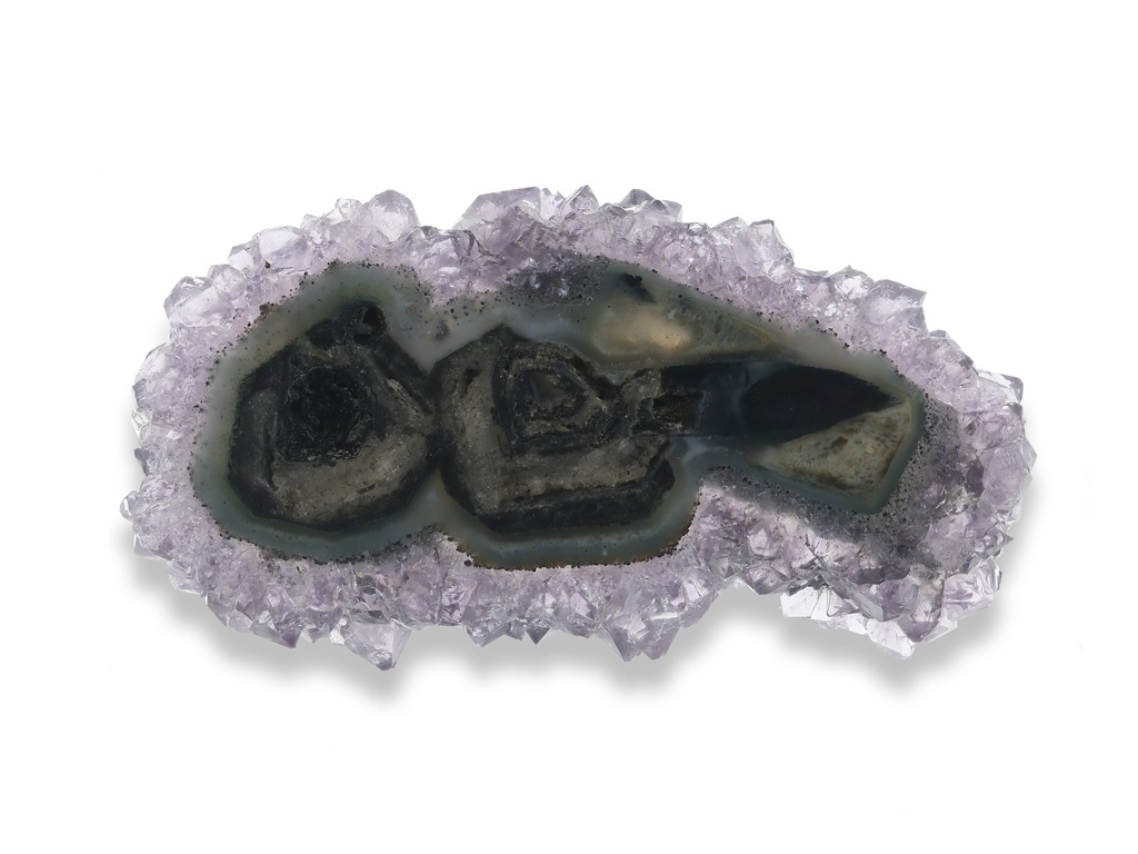 Amethyst 43x25mm Stalactite Flower