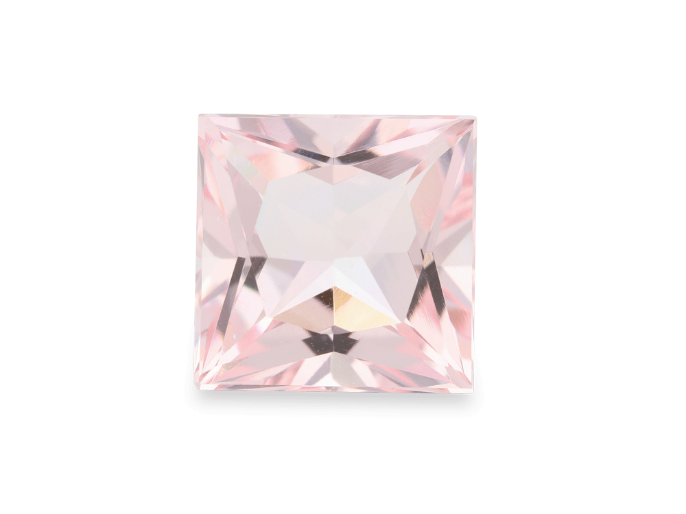 Morganite 8.70mm Princess Cut Pink