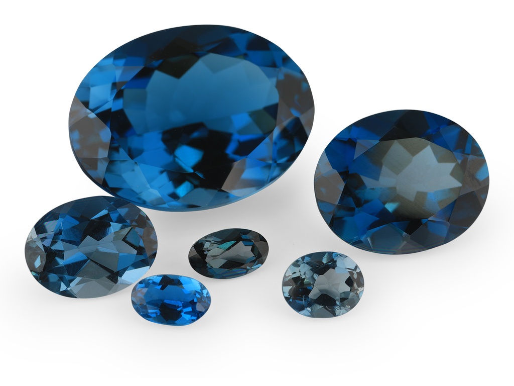 London Blue Topaz 7x5mm Oval 