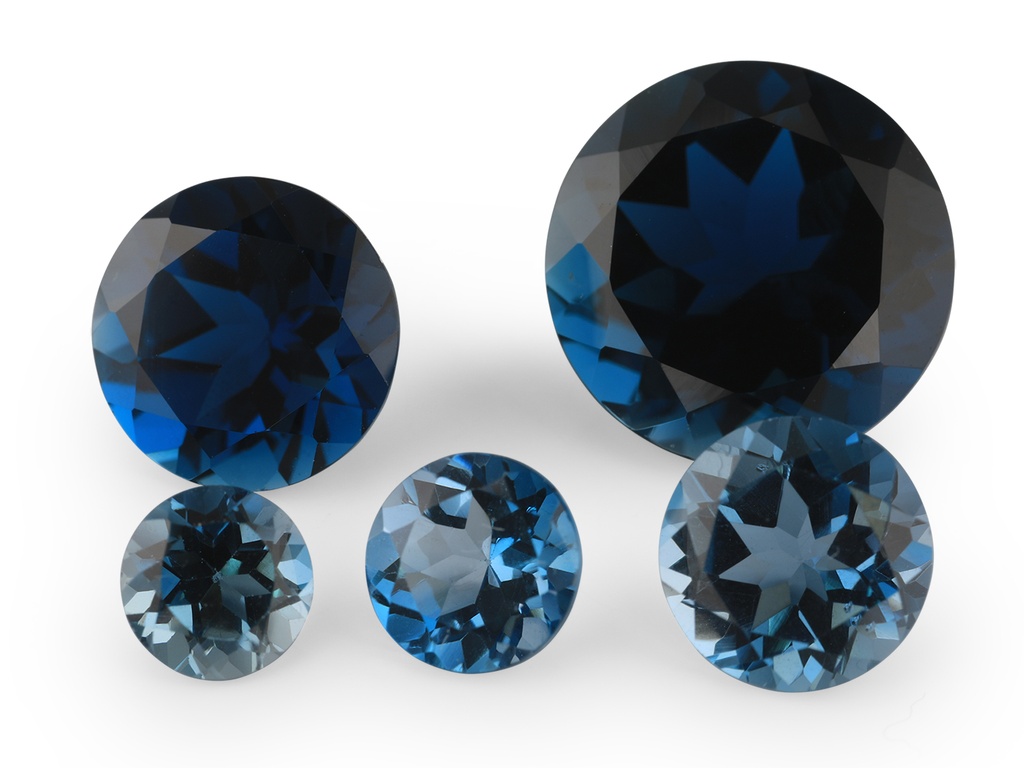 London Blue Topaz 1.00mm Round