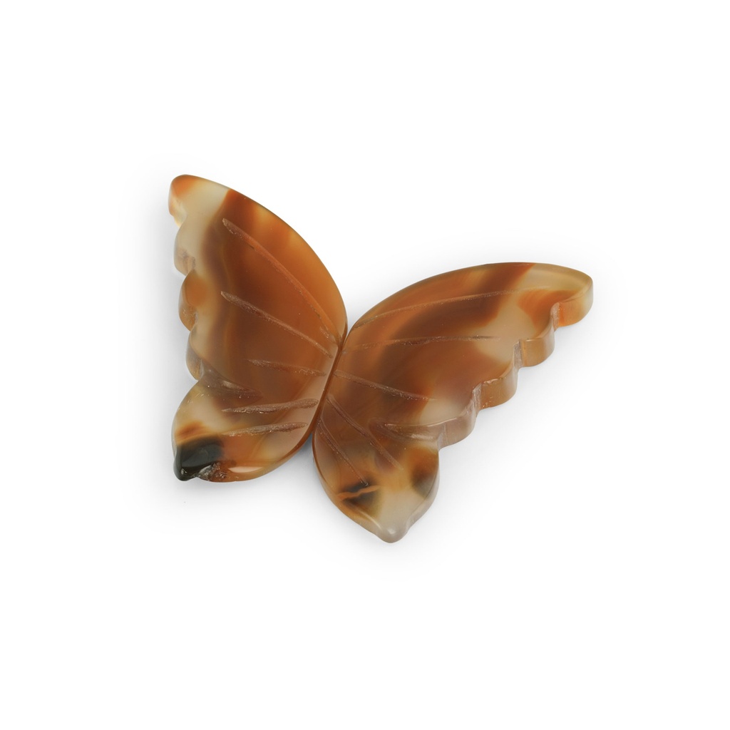 Agate Butterfly Wings 27-30mm Pair