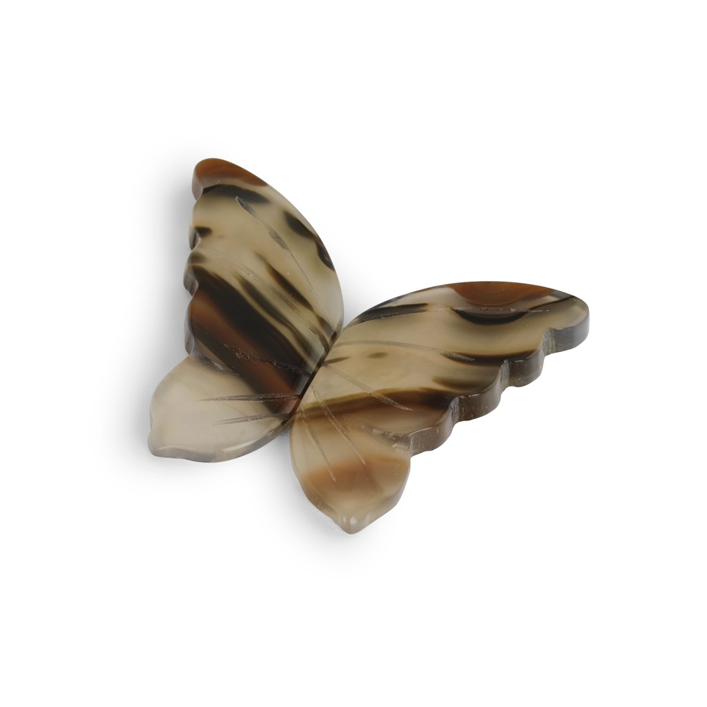 Agate Butterfly Wings 27-30mm Pair