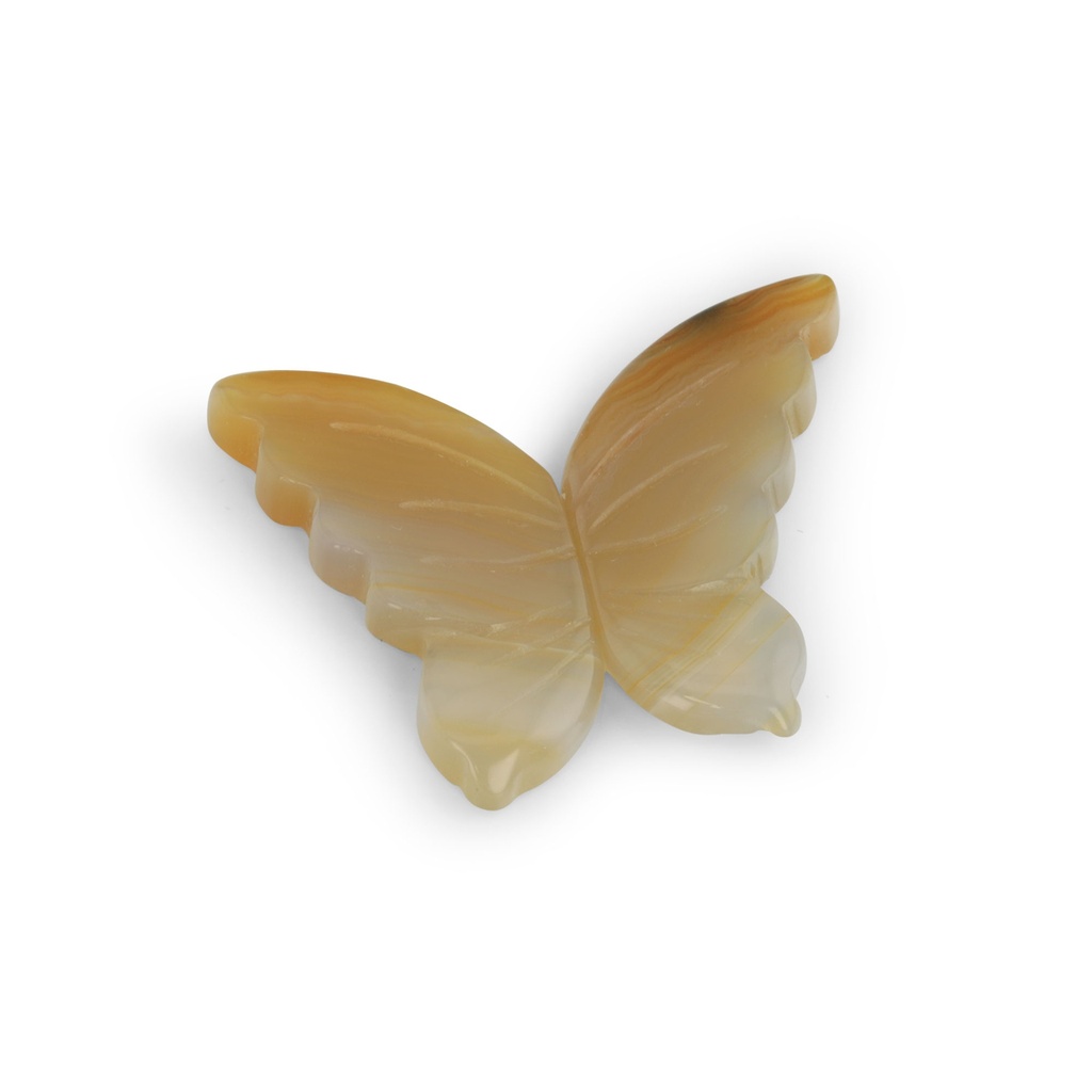 Agate Butterfly Wings 27-30mm Pair