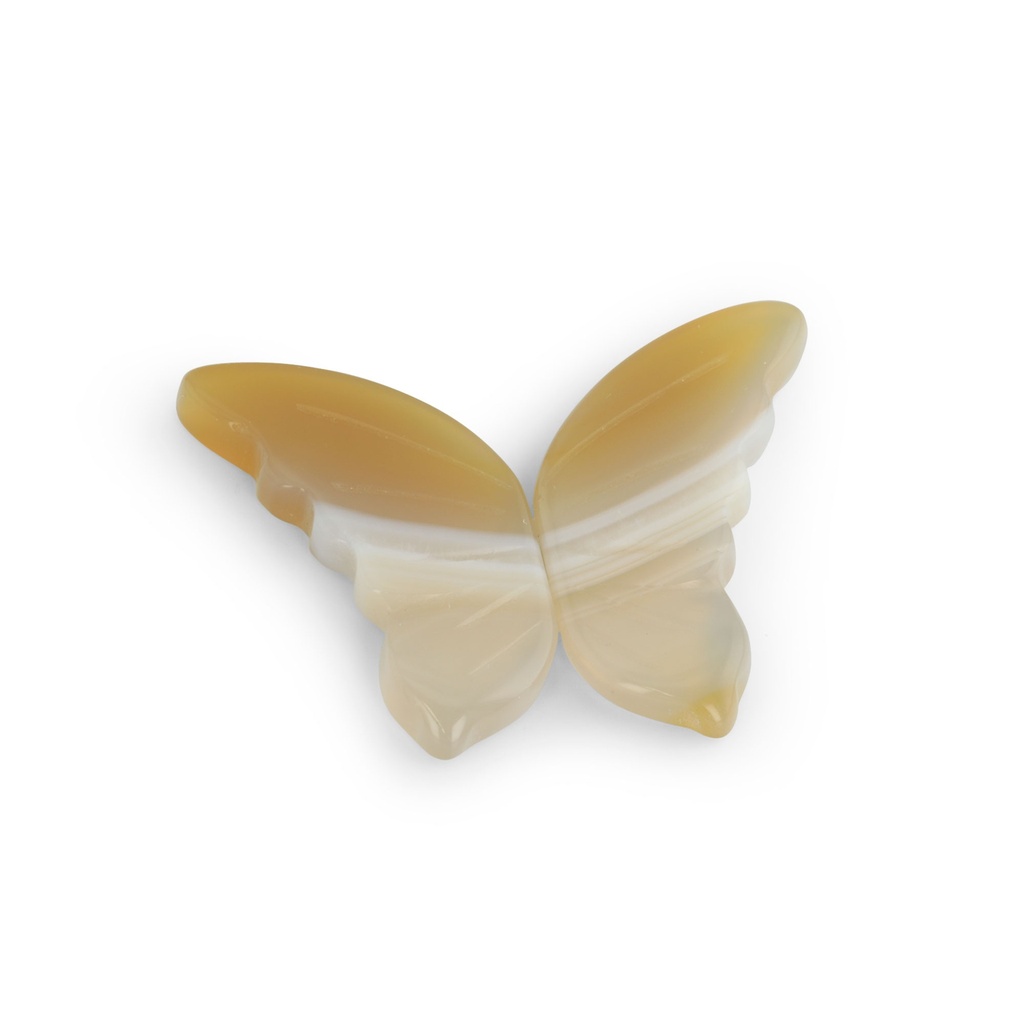 Agate Butterfly Wings 27-30mm Pair