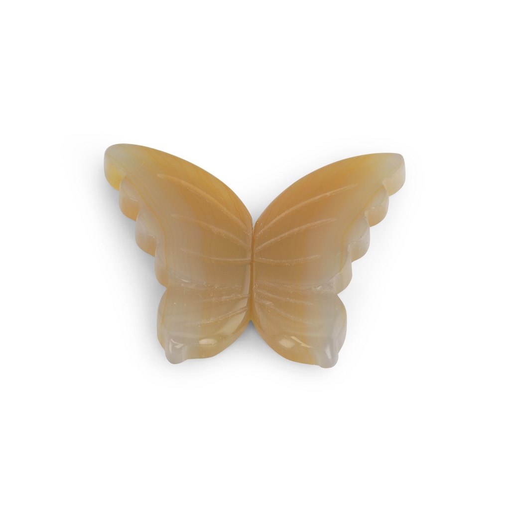 Agate Butterfly Wings 27-30mm Pair