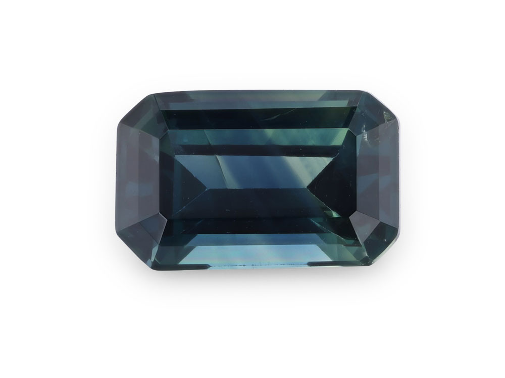 Parti Sapphire 6.4x4.1mm Emerald Cut