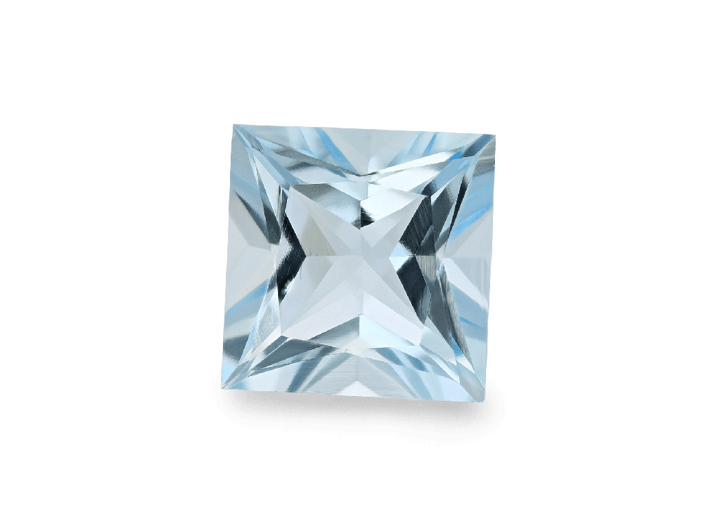 Aquamarine 10mm Princess Cut