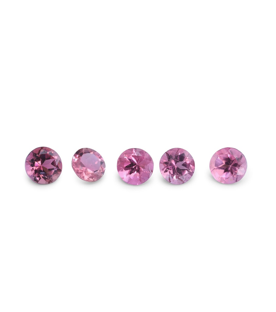 Pink Tourmaline 3.25mm Round