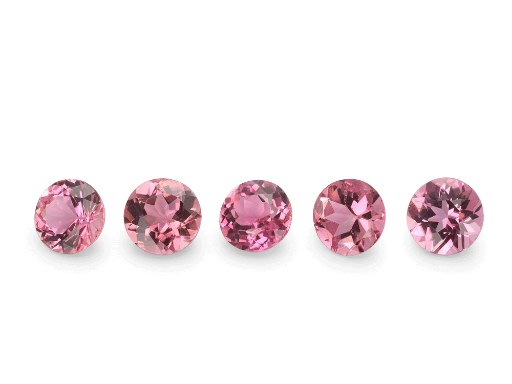 Pink Tourmaline 3.75mm Round