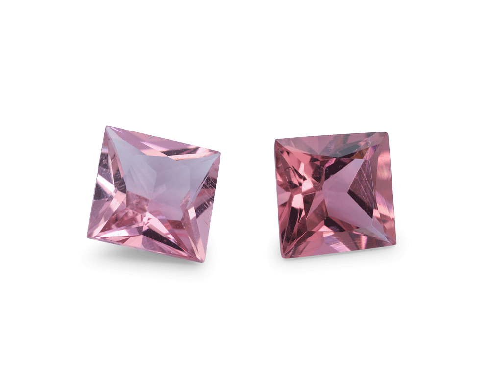 Pink Tourmaline 6.00mm Princess Cut