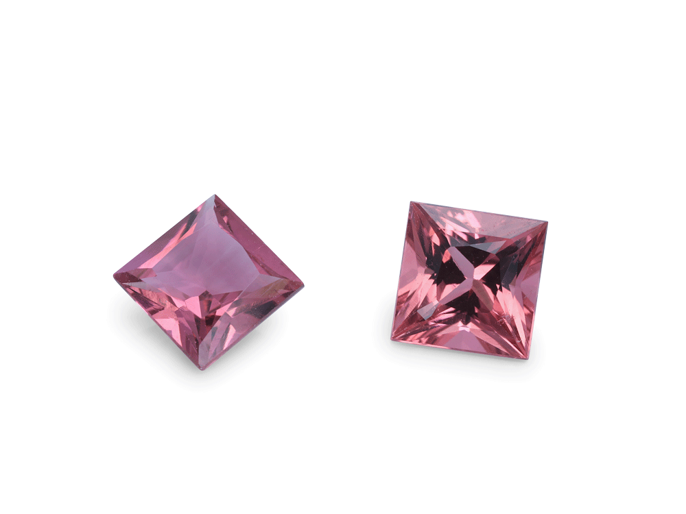 Pink Tourmaline 5.00mm Princess Cut