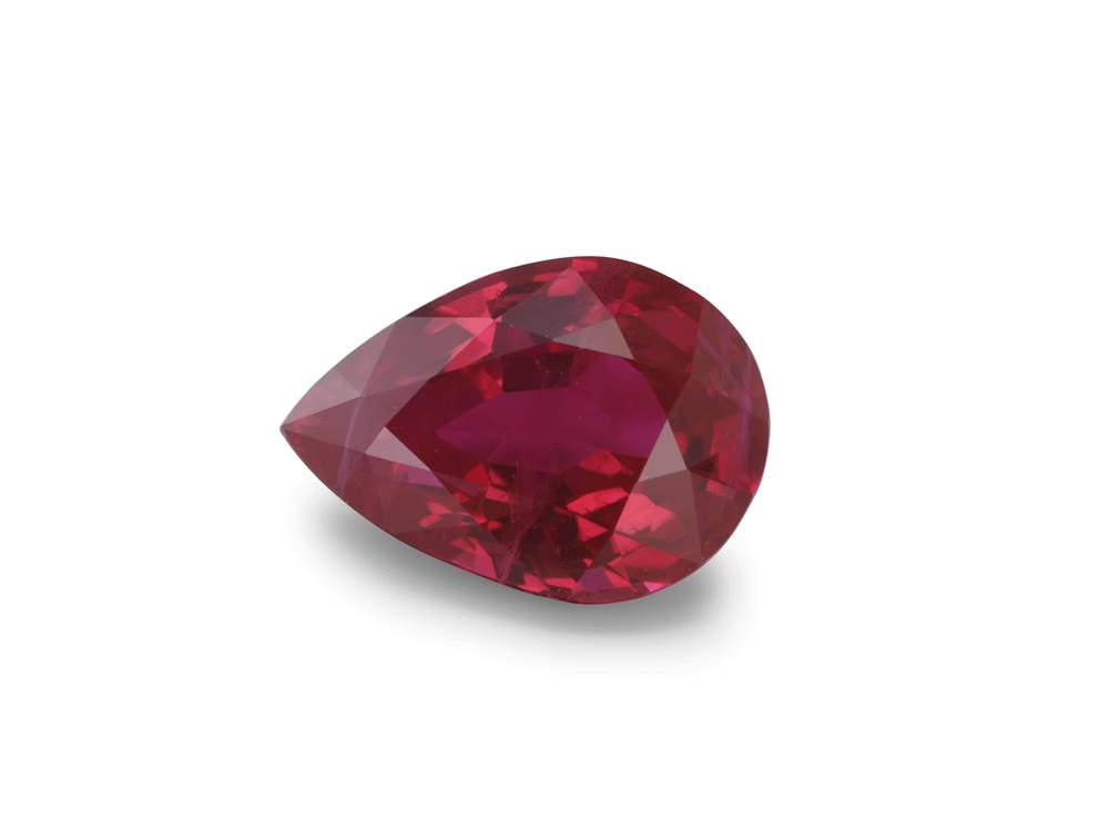 Burmese Ruby 6.9x4.9mm Pear Shape