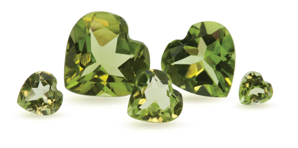 Peridot 3.00mm Heart Shape