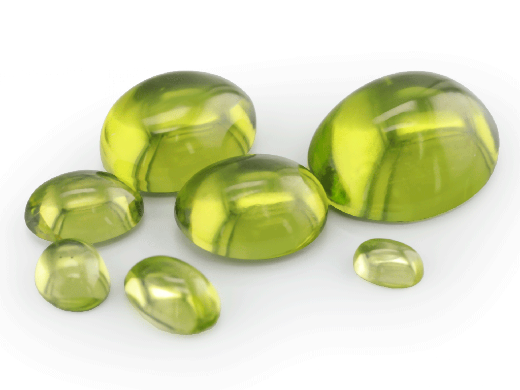 Peridot 4x3mm Oval Cabochon 