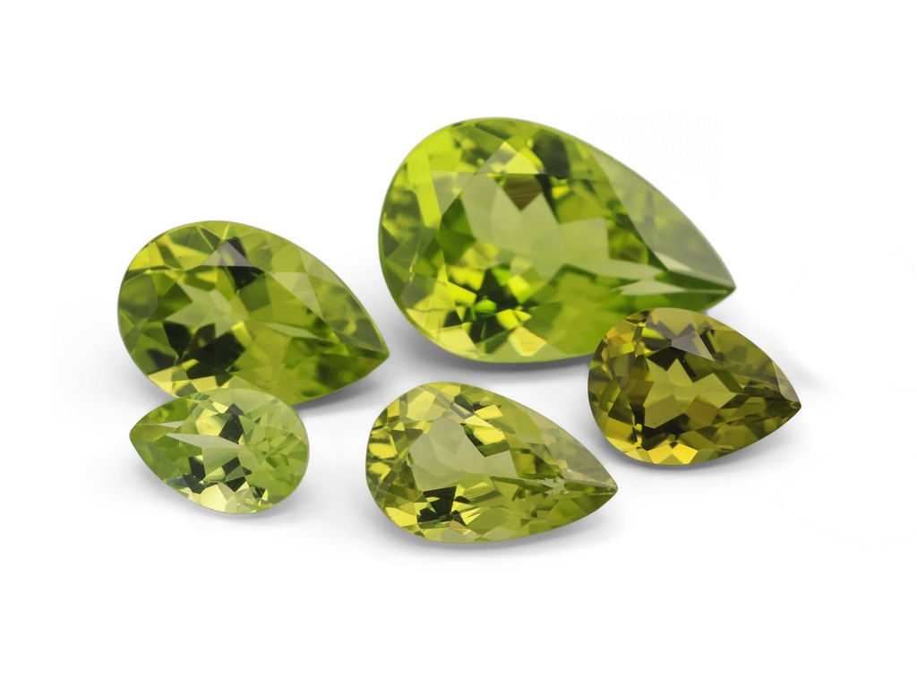 Peridot 5x4mm Pear Shape