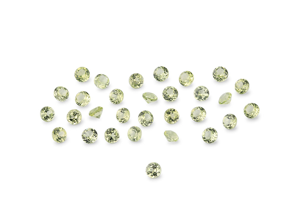 Peridot 1.75mm Round