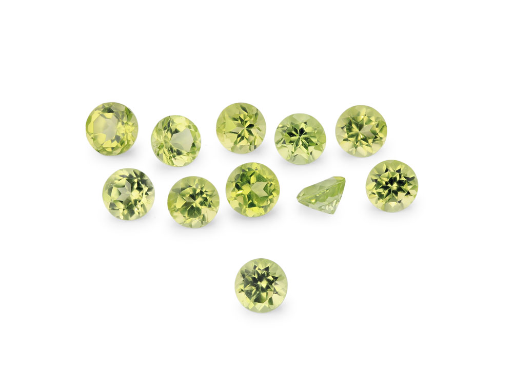 Peridot 3.50mm Round