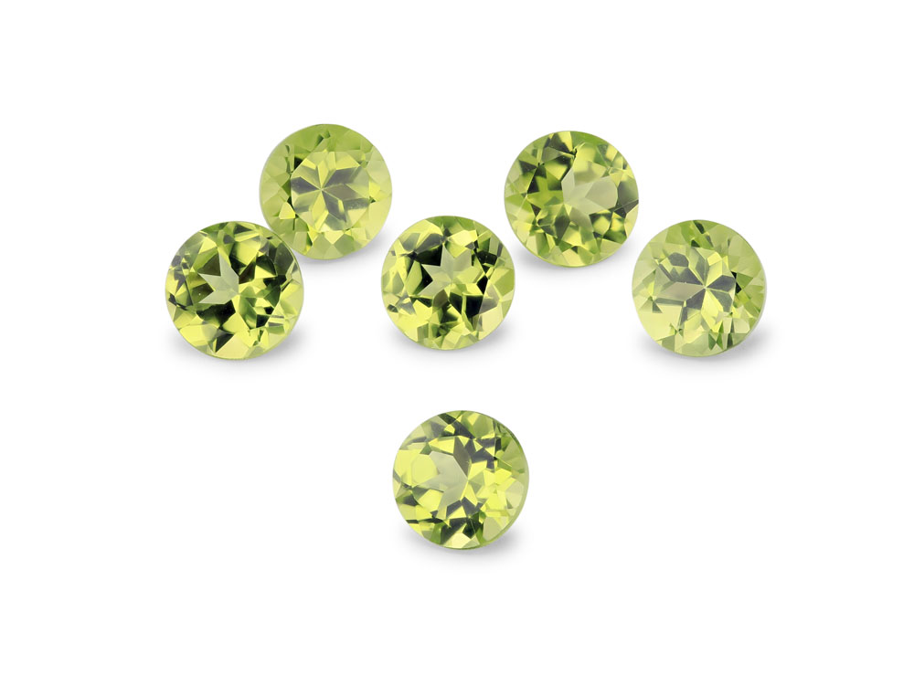 Peridot 5.00mm Round