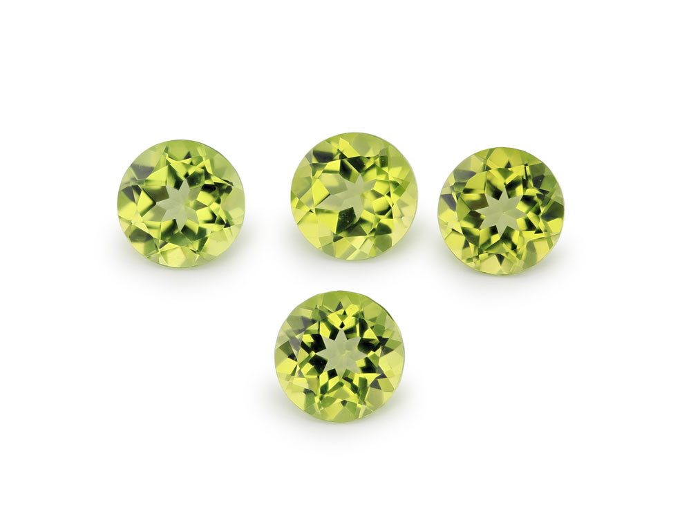 Peridot 6.00mm Round