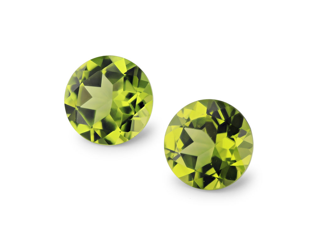 Peridot 9.00mm Round