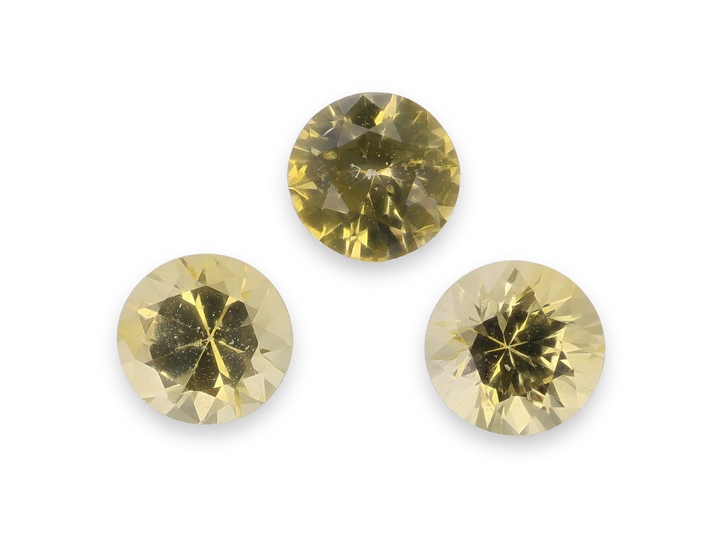 Yellow Sapphire 3.50mm Round Mid