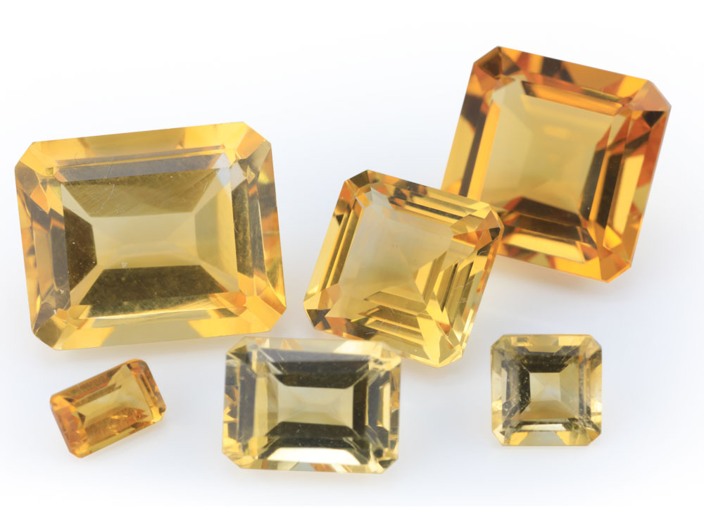 Citrine 5x4mm Emerald Cut