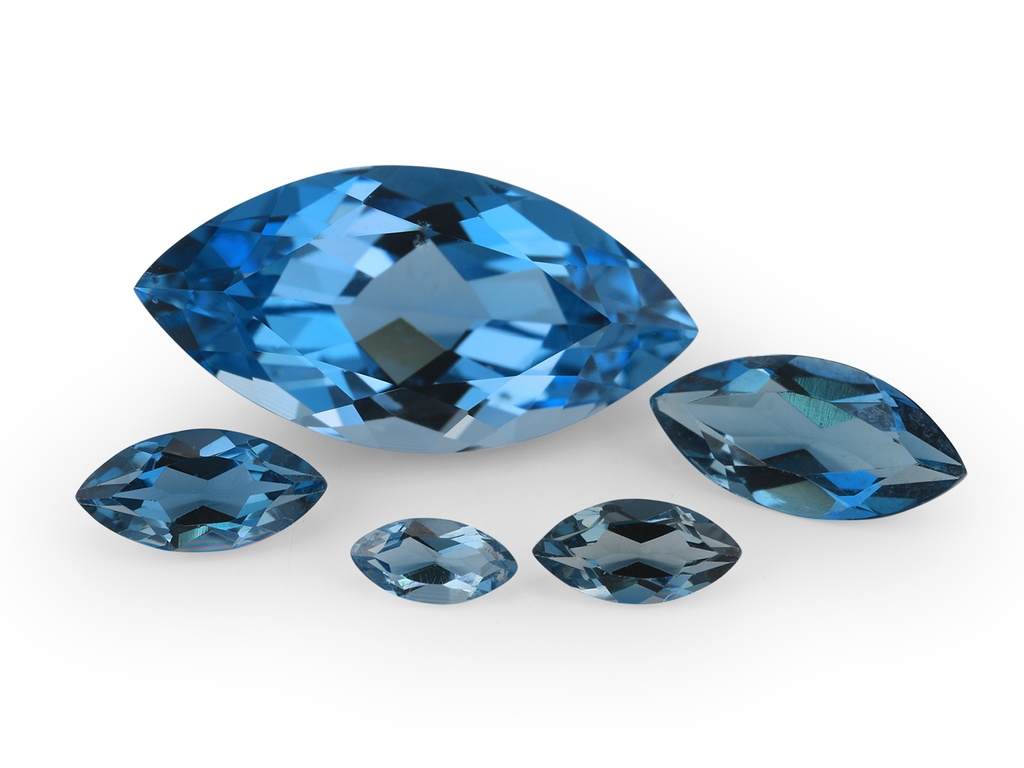 Topaz London Blue 4x2mm Marquise 