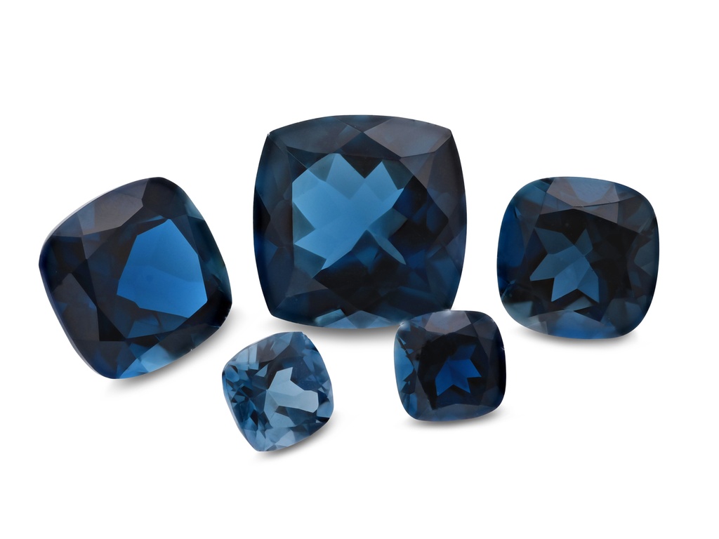 Topaz London Blue 9.00mm Square Cushion