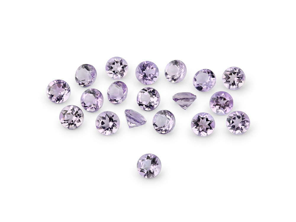 Amethyst 2.75mm Round Light Colour 