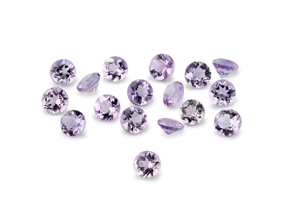 Amethyst 3.00mm Round Light Colour 