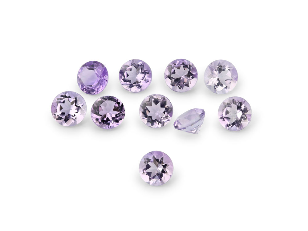 Amethyst 3.75mm Round Light Colour 