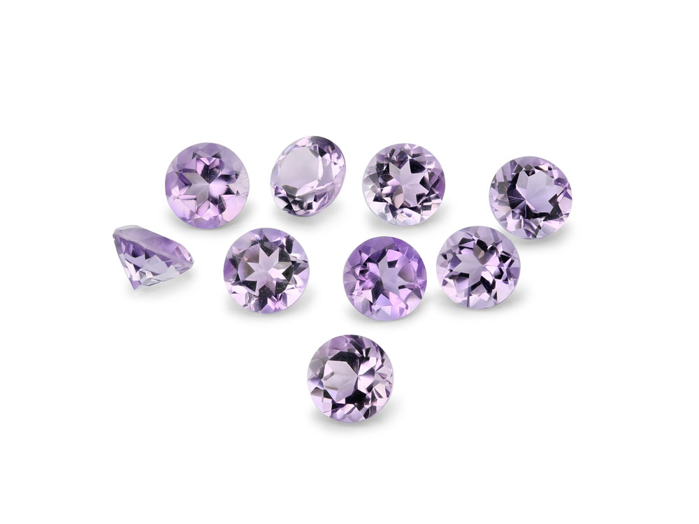 Amethyst 4.00mm Round Light Colour 